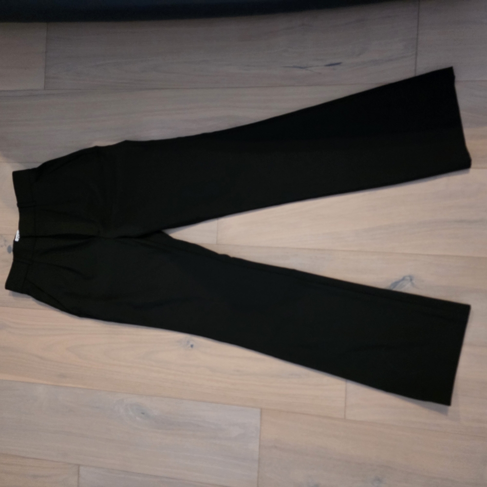 Zara Wool Blend Black Bootcut Trousers